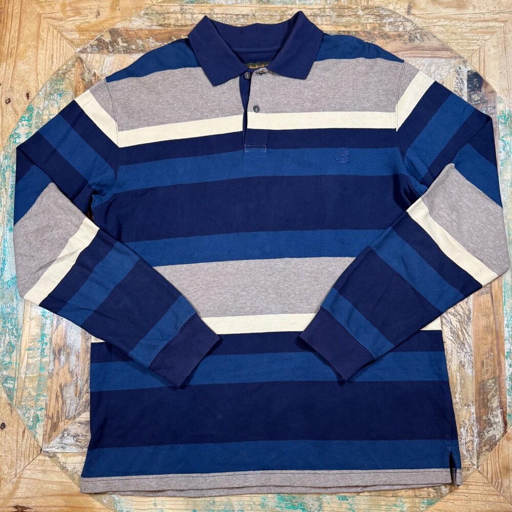 Vintage Timberland Weather Gear Rugby Polo long sleeve XL Streetwear Gorpcore 98